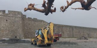 Η κακοκαιρία έπληξε το παραλιακό μέτωπο του Δήμου Ναυπακτίας