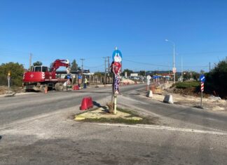 Στα έργα ανάπλασης της εισόδου του Αγρινίου ο Αντιπεριφερειάρχης Θανάσης Μαυρομμάτης