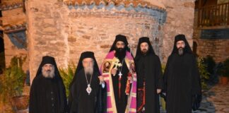 Ενθρονίστηκε ο νέος Ηγουμένος της Ιεράς Μονής Εισοδίων της Θεοτόκου στη Μυρτιά