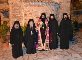 Ενθρονίστηκε ο νέος Ηγουμένος της Ιεράς Μονής Εισοδίων της Θεοτόκου στη Μυρτιά