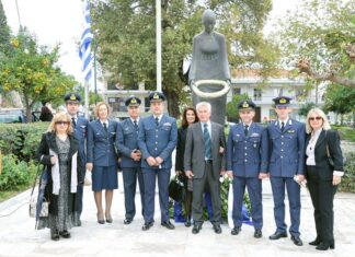 Τιμήθηκαν οι Πεσόντες Αεροπόροι της Ναυπακτίας