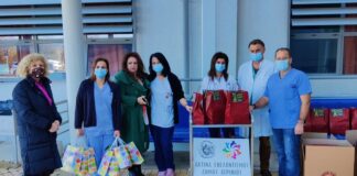 Δώρα αγάπης από την Ακτίνα Εθελοντισμού σε ασθενείς στο Νοσοκομείο Αγρινίου