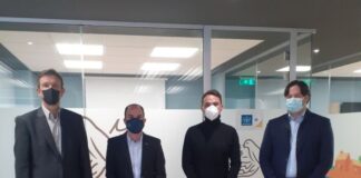 Επίσκεψη Λ. Δημητρογιάννη στο εργοστάσιο νερού της “Κορπή”