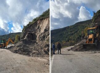 Παρέμβαση του Δήμου Ξηρομέρου για αποκατάσταση στο δρόμο Κουβαράς – Φυτείες