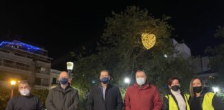 To “ευχαριστώ” του Δήμου Αγρινίου στους εργαζομένους της καθαριότητας με μια κίτρινη καρδιά