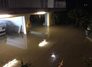 Σχεδόν 100 λίτρα βροχής ανά τετραγωνικό στο Μεσολόγγι