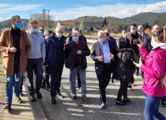 Αυτοψία Στυλιανίδη στις πληγείσες περιοχές της Αιτωλοακαρνανίας