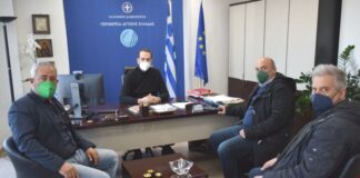 Συνάντηση Γκίζα – Φαρμάκη : Η αποκατάσταση της Γέφυρας του Ευήνου επί τάπητος