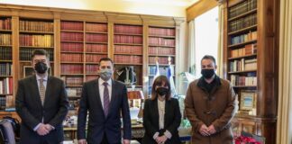 Την Πρόεδρο της Δημοκρατίας επισκέφθηκε ο Αντιπεριφερειάρχης Θ. Βασιλόπουλος