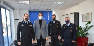 Στον Περιφερειάρχη Δυτικής Ελλάδας η νέα ηγεσία της Πυροσβεστικής