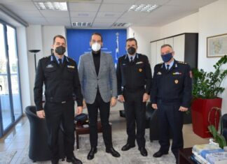 Στον Περιφερειάρχη Δυτικής Ελλάδας η νέα ηγεσία της Πυροσβεστικής