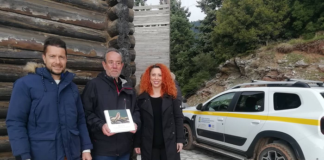 O Φορέας Διαχείρισης Λιμνοθάλασσας Μεσολογγίου-Ακαρνανικών Ορέων στην κοπή της πρωτοχρονιάτικης πίτας του ΕΟΣ Αγρινίου