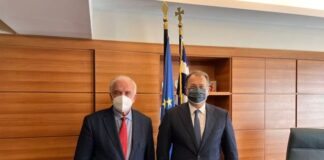 Συνάντηση Λύρου με τον Υφυπουργό ΥΠΑΑΤ Γ. Στύλιο