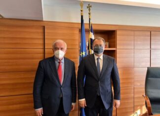 Συνάντηση Λύρου με τον Υφυπουργό ΥΠΑΑΤ Γ. Στύλιο
