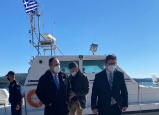 Επίσκεψη του Υπουργού Ναυτιλίας Γ. Πλακιωτάκη στον Αστακό