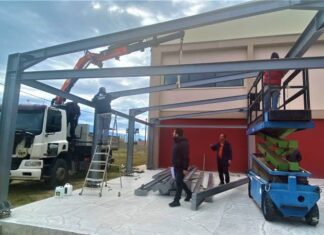 Σε εξέλιξη οι εργασίες κατασκευής του νέου Προπονητηρίου στο Αντίρριο