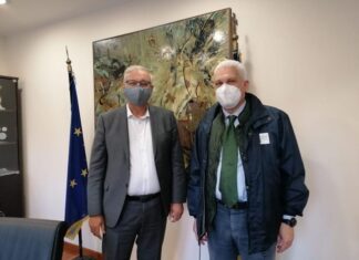 Eπί τάπητος το έργο «Περιφέρεια 4.0» : Συνάντηση εργασίας Μ. Σταυριανουδάκη με τον Φωκίωνα Ζαΐμη