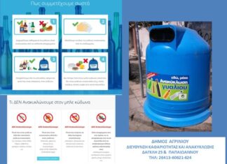 Δήμος Αγρινίου: Μόνο γυάλινα μπουκάλια και γυάλινες συσκευασίες στους μπλε κώδωνες