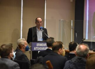 Ο Λάμπρος Δημητρογιάννης στην ανοικτή συνεδρίαση του Δ.Σ. του ΣΕΒ Πελοποννήσου και Δυτικής Ελλάδας