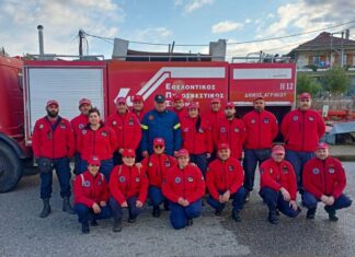 Επίσκεψη της Ε.Ο.Ε.Δ Μεσολογγίου στο Πυροσβεστικό Κλιμάκιο Γαβαλούς