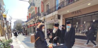 Περιοδεία του Μητροπολίτη Ιερόθεου στο Αγρίνιο