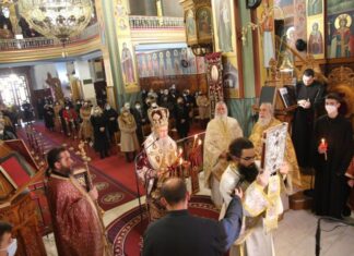 Η Κυριακή της Ορθοδοξίας στο Αγρίνιο – Στον Ι.Ν Αγίας Τριάδας ο Ιερόθερος