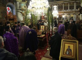 Προσκύνηση του ιερού λειψάνου του Αγίου Καλλινίκου στο Μεσολόγγι