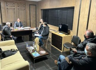 Συνάντηση Λιβανού με το Συντονιστικό Πολιτών για το νέο δρόμο Αγρίνιο-Καρπενήσι