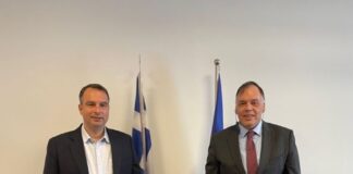 Συνάντηση Θ. Παπαθανάση με το Διοικητή του Γενικού Νοσοκομείου Αγρινίου