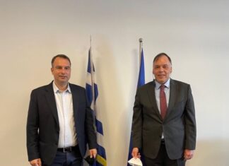 Συνάντηση Θ. Παπαθανάση με το Διοικητή του Γενικού Νοσοκομείου Αγρινίου