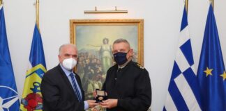 Συνάντηση Λύρου με τον Αρχηγό ΓΕΕΘΑ