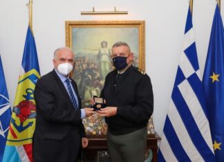 Συνάντηση Λύρου με τον Αρχηγό ΓΕΕΘΑ