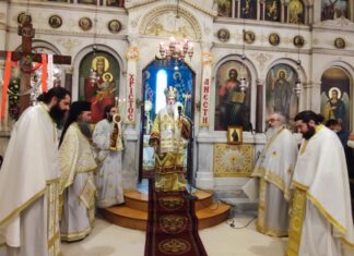 Με Ιερόθεο πανηγύρισε ο Ι.Ν. του Αγίου Γεωργίου στο Αγρίνιο