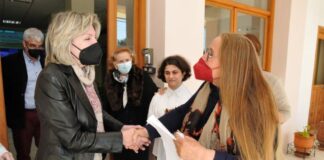 Η Μαρίζα Κωχ στο Εργαστήρι «Παναγία Ελεούσα»