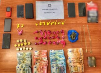 Συνελήφθη διακινητής ηρωίνης- κοκαΐνης σε περιοχή του Μεσολογγίου