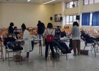 Εθελοντική αιμοδοσία στο Εσπερινό ΕΠΑΛ Αγρινίου