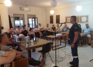 Εκπαίδευση των Εθελοντών Διασωστών Αγρινίου στην πυρόσβεση