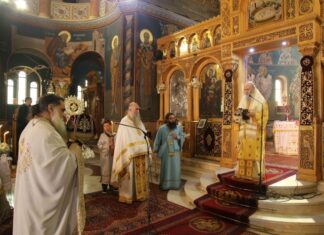 Ο Σεβασμιώτατος Τοποτηρητής στον Άγιο Δημήτριο Αγρινίου