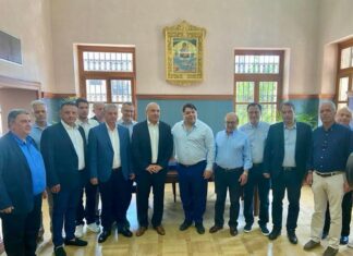 Στη Ναύπακτο ο νέος Πρέσβη των Η.Π.Α. στην Αθήνα George Tsunis