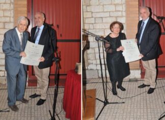 Ο Δήμος τίμησε τρεις επιφανείς Μεσολογγίτες για την προσφορά τους στη διατήρηση της ιστορικής μνήμης της Ιερής Πόλης