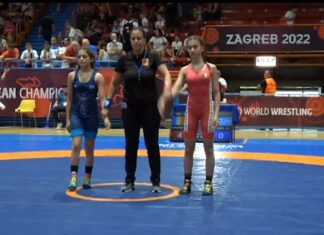 Με τα χρώματα της Εθνικής αγωνίστηκε η αθλήτρια πάλης του Παναιτωλικού στο Ευρωπαϊκό Πρωτάθλημα στο Ζάγκρεμπ