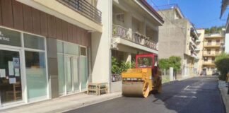 Ασφαλτοστρώσεις στους δρόμους της Ναυπάκτου