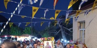 Με λαμπρότητα ο εορτασμός της Αγίας Κυριακής στο Καστράκι Αγρινίου