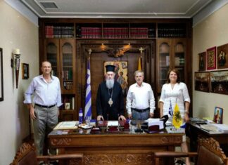 Tο Μητροπολίτη Ναυπάκτου συνάντησε ο Πανευρυτανικός Σύλλογος Αιτωλοακαρνανίας