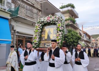 Κορυφώθηκαν οι λατρευτικές εκδηλώσεις στη γενέτειρα του Αγίου Κοσμά του Αιτωλού