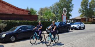 Περιπολίες στο λιμάνι του Μεσολογγίου με ποδήλατα – χορηγία του Εμπορικού Συλλόγου