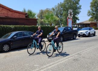 Περιπολίες στο λιμάνι του Μεσολογγίου με ποδήλατα – χορηγία του Εμπορικού Συλλόγου