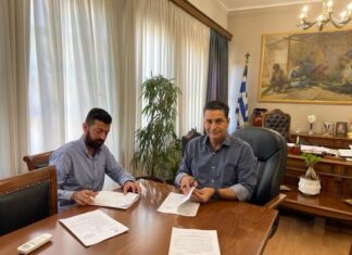 Υπογράφτηκε η σύμβαση για την ανακατασκευή του γηπέδου του Αγίου Ιωάννη Ρηγανά