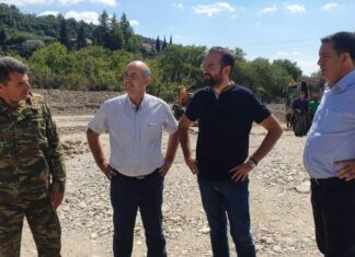 Επίσκεψη Φαρμάκη σε έργα της Αιτωλοακαρνανίας