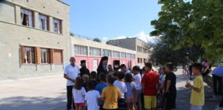 Επισκέψεις Ιερόθεου σε σχολεία του Αγρινίου